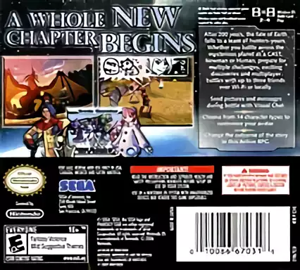 Image n° 2 - boxback : Phantasy Star 0